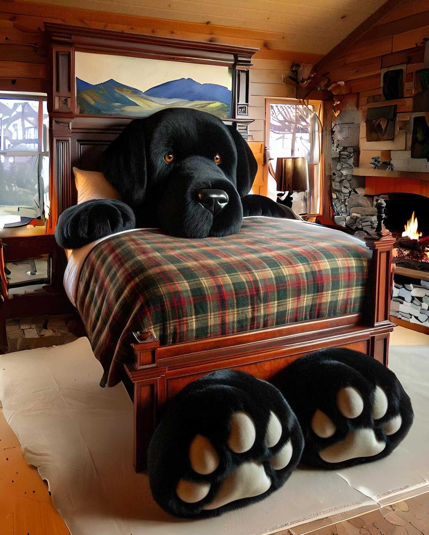 THE AFFECTIONATE BLACK LAB